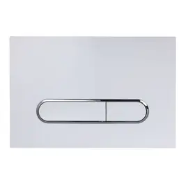 КЛАВИША ДЛЯ ИНСТАЛЛЯЦИИ ESBANO OVL-17GW ГЛЯНЦЕВЫЙ БЕЛЫЙ