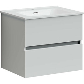 ТУМБА ПОДВЕСНАЯ SANCOS URBAN 590Х450Х550, C ДВУМЯ ЯЩИКАМИ ОСНАЩЕННЫМИ ДОВОДЧИКАМИ, БЕЛЫЙ ГЛЯНЕЦ , АРТ. UR60W