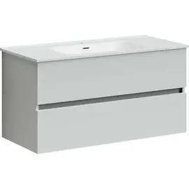 ТУМБА ПОДВЕСНАЯ SANCOS URBAN 990Х450Х550, C ДВУМЯ ЯЩИКАМИ ОСНАЩЕННЫМИ ДОВОДЧИКАМИ, БЕЛЫЙ ГЛЯНЕЦ, АРТ. UR100W