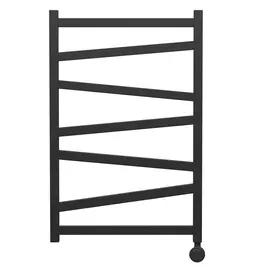 ПОЛОТЕНЦЕСУШИТЕЛЬ ЭЛЕКТРИЧЕСКИЙ POINT ФЕНИКС PN15158BE П7 500X800 ЛЕВЫЙ/ПРАВЫЙ, ЧЕРНЫЙ