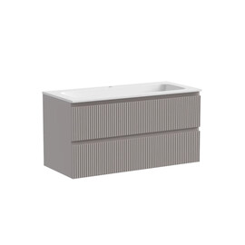 ТУМБА ПОДВЕСНАЯ SANCOS SNOB T 995Х445Х500, C ДВУМЯ ЯЩИКАМИ ОСНАЩЕННЫМИ ДОВОДЧИКАМИ, DOHA SOFT, АРТ.SNT100SM