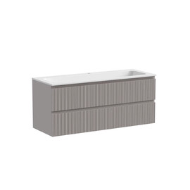 ТУМБА ПОДВЕСНАЯ SANCOS SNOB T 1195Х445Х500, C ДВУМЯ ЯЩИКАМИ ОСНАЩЕННЫМИ ДОВОДЧИКАМИ, DOHA SOFT, АРТ.SNT120SM