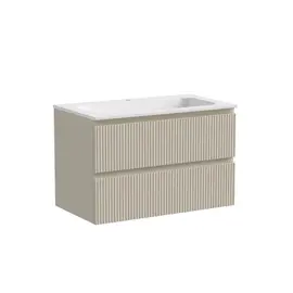 ТУМБА ПОДВЕСНАЯ SANCOS SNOB T 790Х445Х500, C ДВУМЯ ЯЩИКАМИ ОСНАЩЕННЫМИ ДОВОДЧИКАМИ, BEIGE SOFT , АРТ.SNT80CE