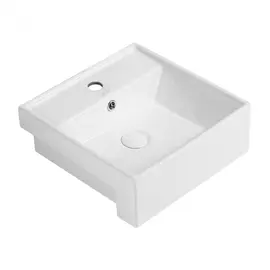 РАКОВИНА НАКЛАДНАЯ ABBER RECHTECK AC2208 БЕЛАЯ