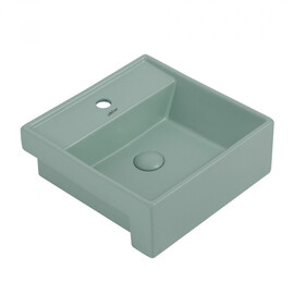 РАКОВИНА НАКЛАДНАЯ ABBER RECHTECK AC2208MCG СВЕТЛО-ЗЕЛЕНАЯ МАТОВАЯ