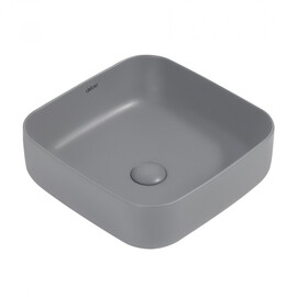РАКОВИНА НАКЛАДНАЯ ABBER RECHTECK AC2211MG СЕРАЯ МАТОВАЯ