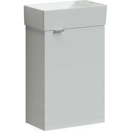 ТУМБА ПОДВЕСНАЯ SANCOS MINI 355Х205Х500, С РАСПАШНОЙ ДВЕРЦЕЙ, ВНУТРИ 1 ПОЛКА, БЕЛЫЙ ГЛЯНЕЦ , АРТ.MN35WR