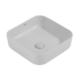 РАКОВИНА НАКЛАДНАЯ ABBER RECHTECK AC2211MLG СВЕТЛО-СЕРАЯ МАТОВАЯ