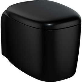 ПОДВЕСНОЙ БЕЗОБОДКОВЫЙ УНИТАЗ VITRA PLURAL RIM-EX ЧЕРНЫЙ МАТОВЫЙ