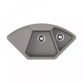КУХОННАЯ МОЙКА OMOIKIRI YONAKA 98-C-GR ARTGRANIT/LENINGRAD GREY