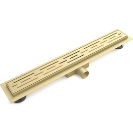 ЖЕЛОБ ДУШЕВОЙ ESBANO META РЕШЕТКА RAIN ДЛИНА 60 СМ ЗОЛОТОЙ