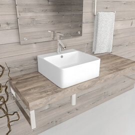 РАКОВИНА НАКЛАДНАЯ ESBANO CIRCON-40 БЕЛАЯ