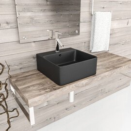 РАКОВИНА НАКЛАДНАЯ ESBANO CIRCON-40 ЧЕРНАЯ МАТОВАЯ