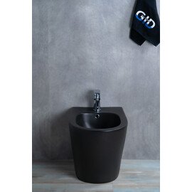 БИДЕ НАПОЛЬНОЕ GID BDN-30BM ЧЕРНОЕ МАТОВОЕ