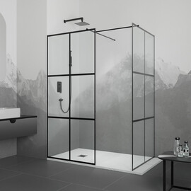 ДУШЕВАЯ ПЕРЕГОРОДКА RGW WA-021B (WA-011B (2 ШТ.) + S-1220B)