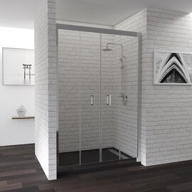 ДУШЕВАЯ ДВЕРЬ RGW PA-24 (СКЛАДНАЯ)