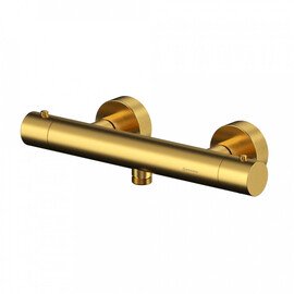 СМЕСИТЕЛЬ ТЕРМОСТАТИЧЕСКИЙ ДЛЯ ДУША WHITECROSS Y Y1246GLB ЗОЛОТО БРАШИРОВАННОЕ