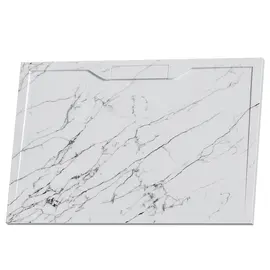 ДУШЕВОЙ ПОДДОН ПРЯМОУГОЛЬНЫЙ RGW STE MW БЕЛЫЙ МРАМОР