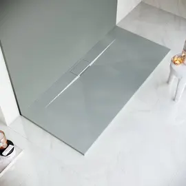 ДУШЕВОЙ ПОДДОН ПРЯМОУГОЛЬНЫЙ RGW TKS-GR СЕРЫЙ