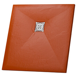 ДУШЕВОЙ ПОДДОН КВАДРАТНЫЙ RGW ST-TR ТЕРРАКОТ 900X900