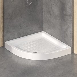 ПОДДОН ДЛЯ ДУША ПОЛУКРУГЛЫЙ КЕРАМИЧЕСКИЙ RGW CR/R