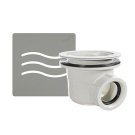 СИФОН ДЛЯ ДУШЕВЫХ ПОДДОНОВ RGW S-010-1 ВОЛНА БЕТОН 90 ММ