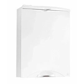 ЗЕРКАЛЬНЫЙ ШКАФ STYLE LINE "ЖАСМИН 2 500/С", ЛЮКС БЕЛЫЙ