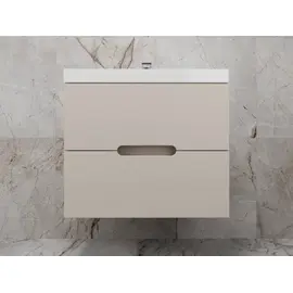 ТУМБА ПОДВЕСНАЯ STYLE LINE "МАТИС 70", CLASSIC 70, (2 ЯЩИКА), КРЕМ, ЭМАЛЬ