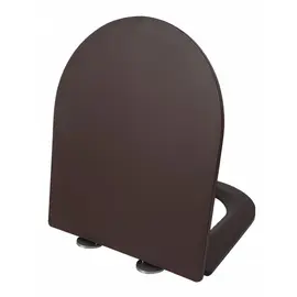 КРЫШКА - СИДЕНЬЕ  AZALEA/CLAVEL КОФЕ МАТОВЫЙ (АРТ.0660)