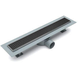 ЖЕЛОБ ДУШЕВОЙ ESBANO ECO РЕШЕТКА NICE МАТОВЫЙ ЧЕРНЫЙ ДЛИНА 70 СМ