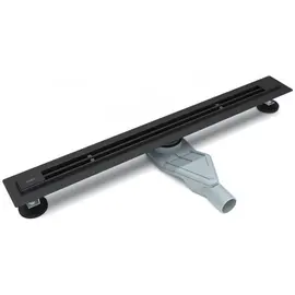 ЖЕЛОБ ДУШЕВОЙ ESBANO SLIM РЕШЕТКА LINE МАТОВЫЙ ЧЕРНЫЙ ДЛИНА 60 СМ