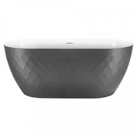 АКРИЛОВАЯ ВАННА BLACK & WHITE SB320 GREY