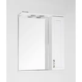 ЗЕРКАЛЬНЫЙ ШКАФ STYLE LINE ОЛЕАНДР-2 65/С, БЕЛЫЙ