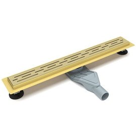 ЖЕЛОБ ДУШЕВОЙ ESBANO COMBI РЕШЕТКА RAIN ЗОЛОТОЙ ДЛИНА 60 СМ