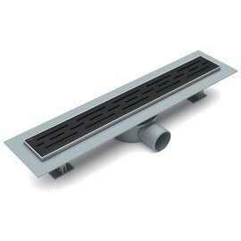 ЖЕЛОБ ДУШЕВОЙ ESBANO ECO РЕШЕТКА RAIN МАТОВЫЙ ЧЕРНЫЙ ДЛИНА 70 СМ