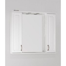 ЗЕРКАЛЬНЫЙ ШКАФ STYLE LINE ОЛЕАНДР-2 90/С, БЕЛЫЙ