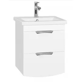 ТУМБА С РАКОВИНОЙ ПОДВЕСНАЯ STYLE LINE "ЖАСМИН 2", КОМО 50, ЛЮКС БЕЛАЯ, PLUS