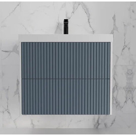 ТУМБА ПОДВЕСНАЯ STYLE LINE "СТОКГОЛЬМ 70", CLASSIC 70, (2 ЯЩ.) ГРАФИТ СОФТ, PUSH