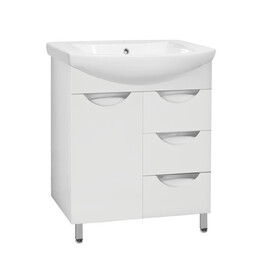 ТУМБА С РАКОВИНОЙ STYLE LINE ЖАСМИН 70 (3 ЯЩ.) ПОД УМЫВАЛЬНИК БАЛТИКА 70