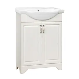 ТУМБА С РАКОВИНОЙ STYLE LINE ОЛЕАНДР-2 65 ПОД УМЫВАЛЬНИК БАЙКАЛ 65, РЕЛЬЕФ ПАСТЕЛЬ