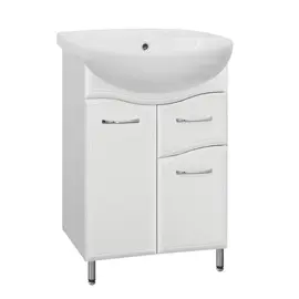 ТУМБА С РАКОВИНОЙ STYLE LINE ЭКО ВОЛНА 11 (1 ЯЩ.) ПОД УМЫВАЛЬНИК АНТИК 55