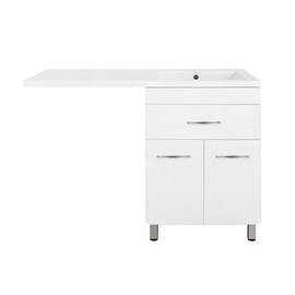 ТУМБА НАПОЛЬНАЯ STYLE LINE "ВАЛЕРО 60", ДАЛЛАС 120, ЛЮКС БЕЛАЯ, PLUS