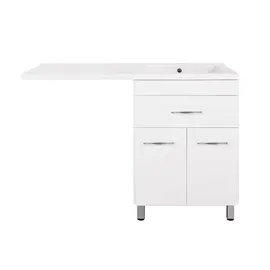 ТУМБА НАПОЛЬНАЯ STYLE LINE "ВАЛЕРО 60", ДАЛЛАС 120, ЛЮКС БЕЛАЯ, PLUS