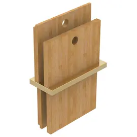 МОДУЛЬ С 2-МЯ РАЗДЕЛОЧНЫМИ ДОСКАМИ KANTERA PANAMA SLIM PEARLARC, EUREKA GOLD, PSR003-EG