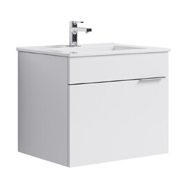 AQWELLA "БРИГ" ТУМБА ПОД УМЫВАЛЬНИК ПОДВЕСНАЯ, ЦВЕТ БЕЛЫЙ, BR.01.06/1/W