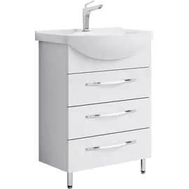 AQWELLA "АЛЛЕГРО" ТУМБА ПОД УМЫВАЛЬНИК, ЦВЕТ БЕЛЫЙ, AGR.01.06/3