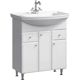 AQWELLA "БАРСЕЛОНА" ТУМБА ПОД УМЫВАЛЬНИК  НА НОЖКАХ C КОРЗИНОЙ BA0108K