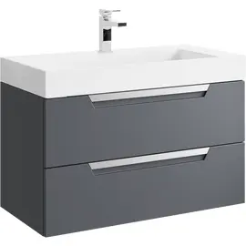 AQWELLA "CUBE" ТУМБА ПОД УМЫВАЛЬНИК, ЦВЕТ СЕРЫЙ, CUB0109GR