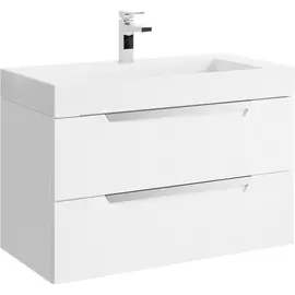 AQWELLA "CUBE" ТУМБА ПОД УМЫВАЛЬНИК, ЦВЕТ БЕЛЫЙ, CUB0109W