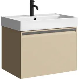 AQWELLA "PURE" ТУМБА ПОД УМЫВАЛЬНИК, ЦВЕТ КАПУЧИНО СВЕТЛЫЙ, PUR0165KS